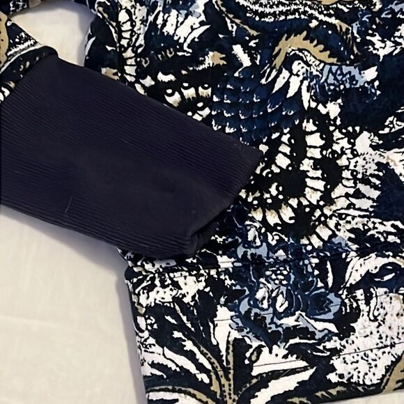 Joie Caleigh Cropped Floral Print Sweatshirt - Size Medium D35 - Picture 4 of 8